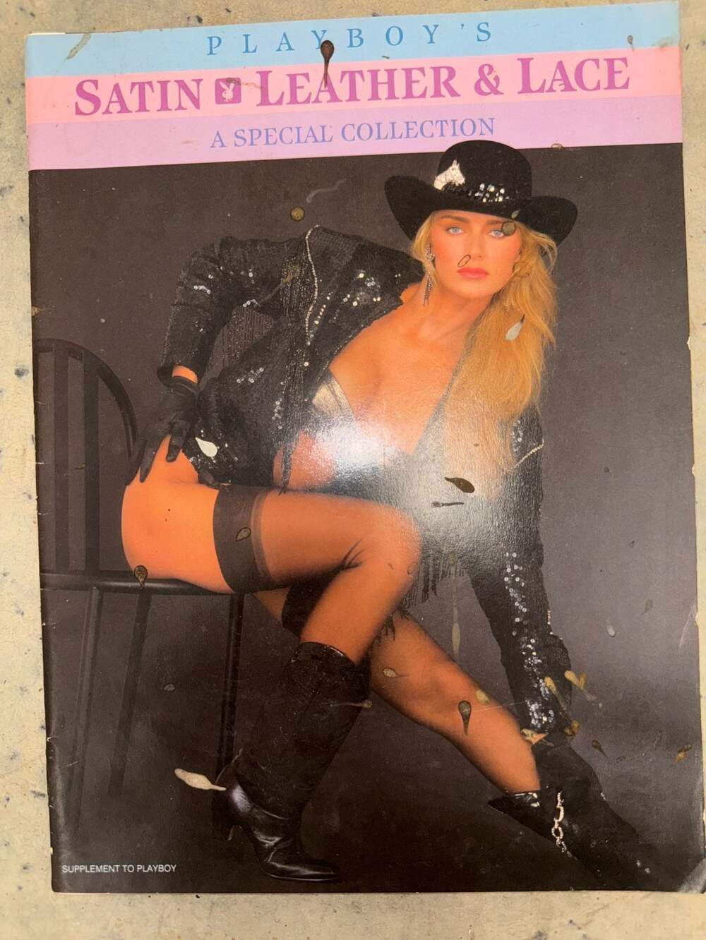 1993 Playboy's Satin Leather & Lace A Special Collection Supplement Magazine